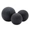 Kingston Living Textured Ceramic Round Orbs - 6" - Black - Set of 3